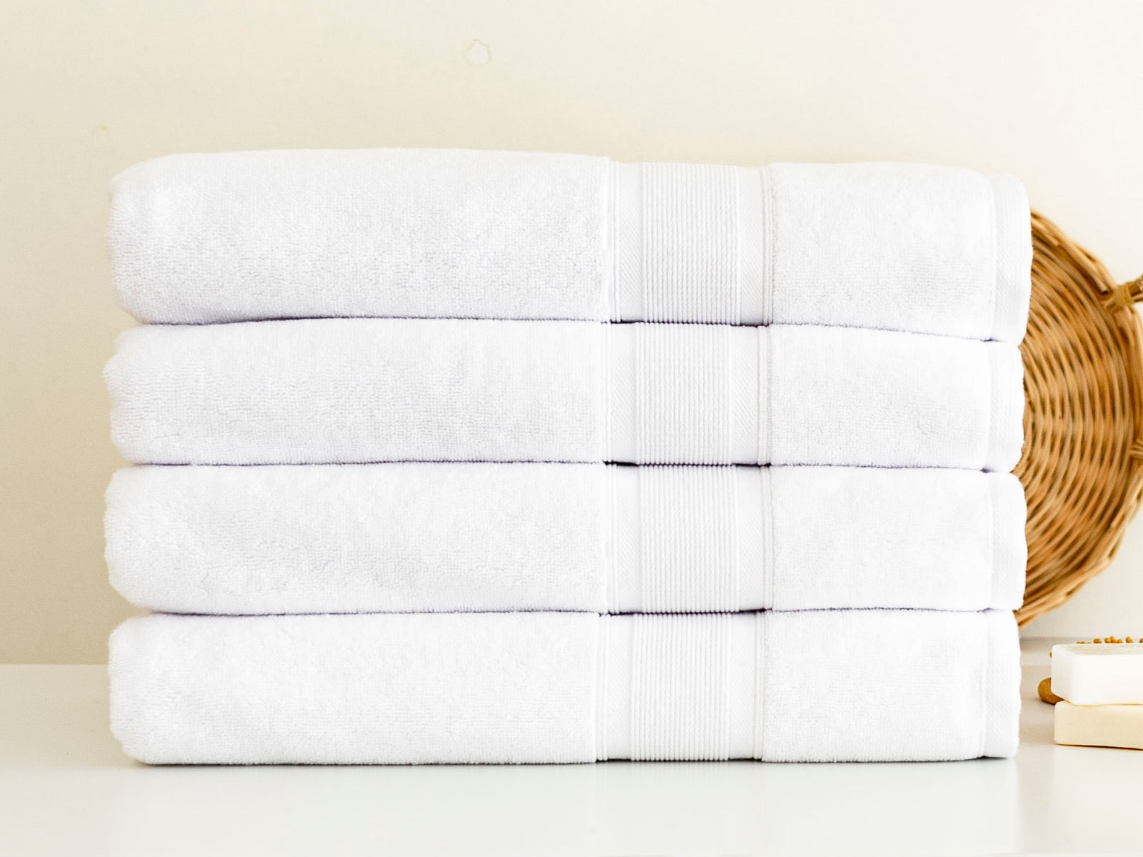 White Bath Towels