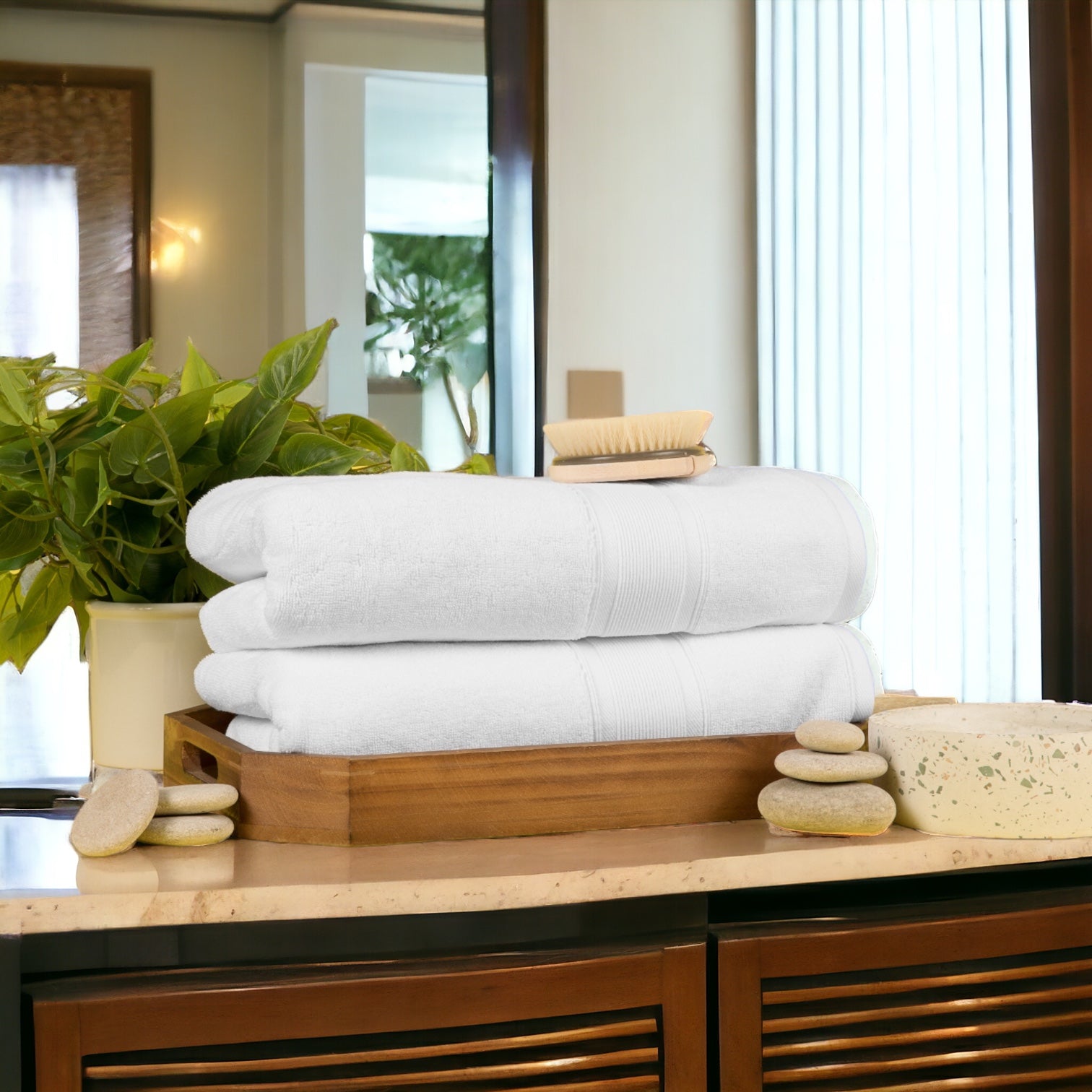 Bathroom Towels by Luzia