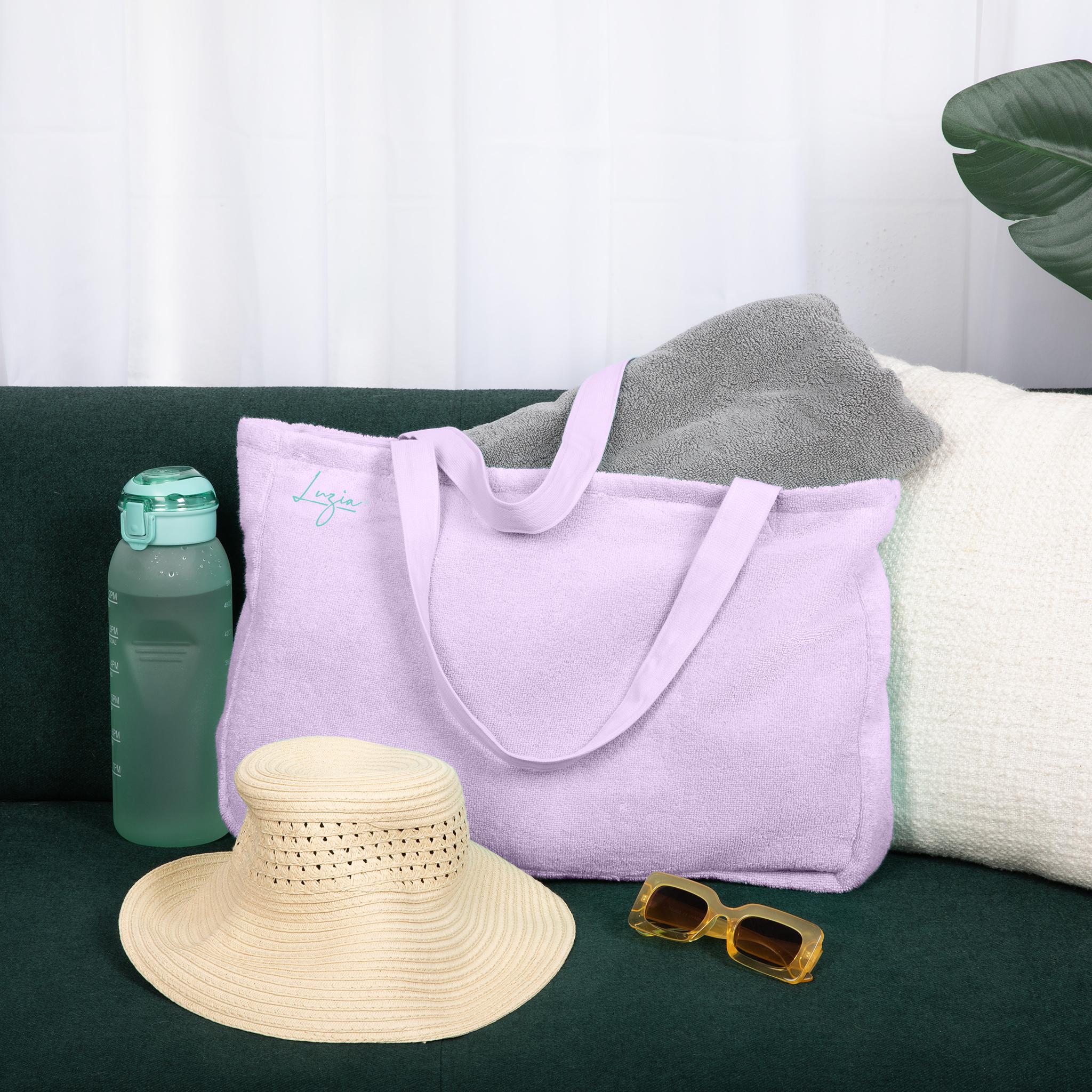 Beach, Pool and Yoga Tote Bag - Lilac-Luzia