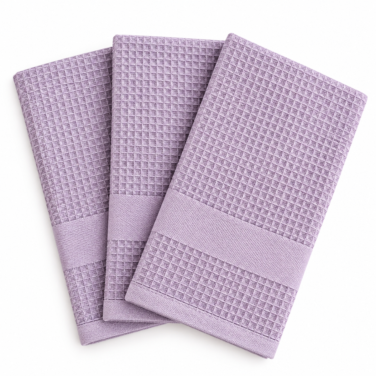 Premium Lavender Kitchen Towels, Set of 3