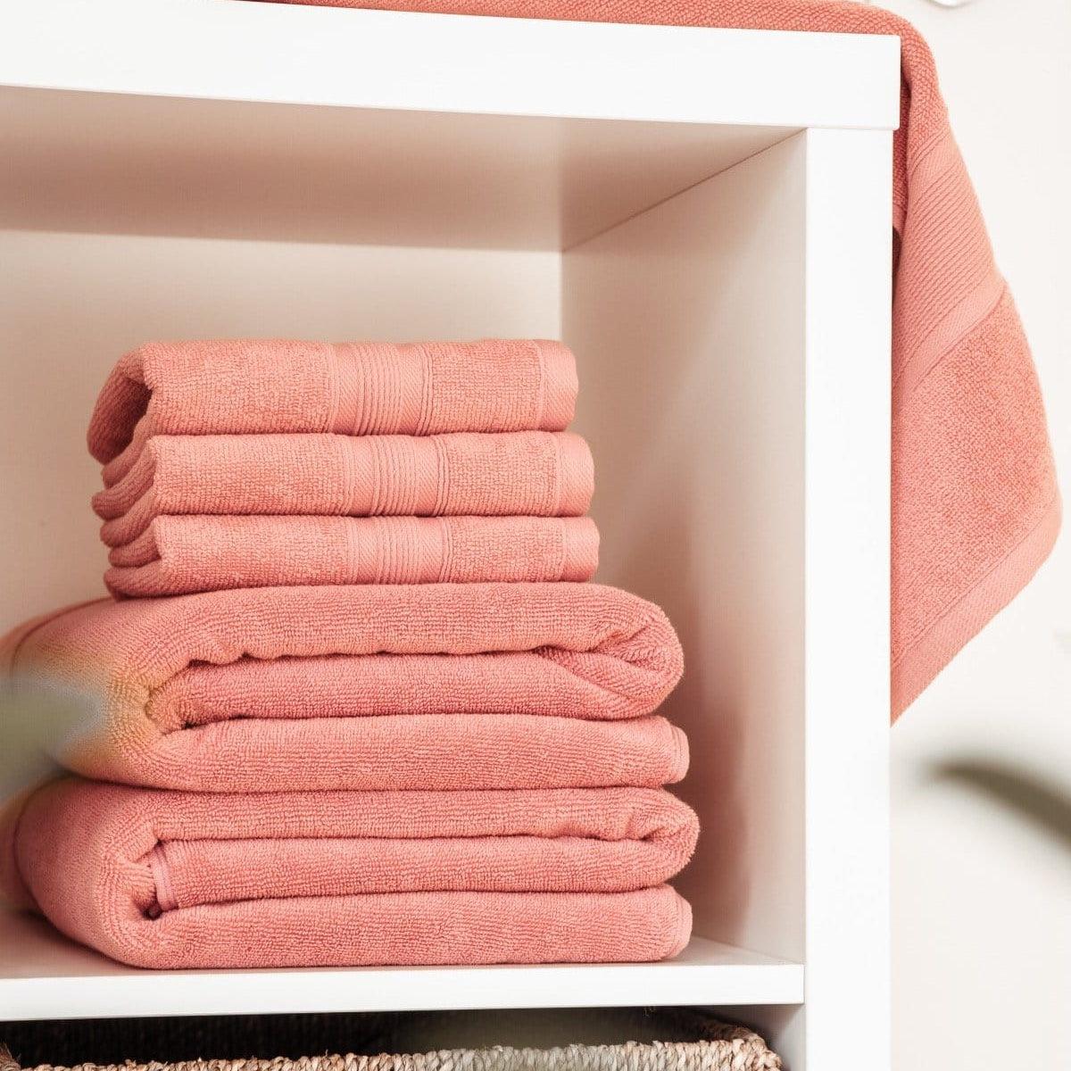 Premium Turkish Cotton Coral Towels-Luzia
