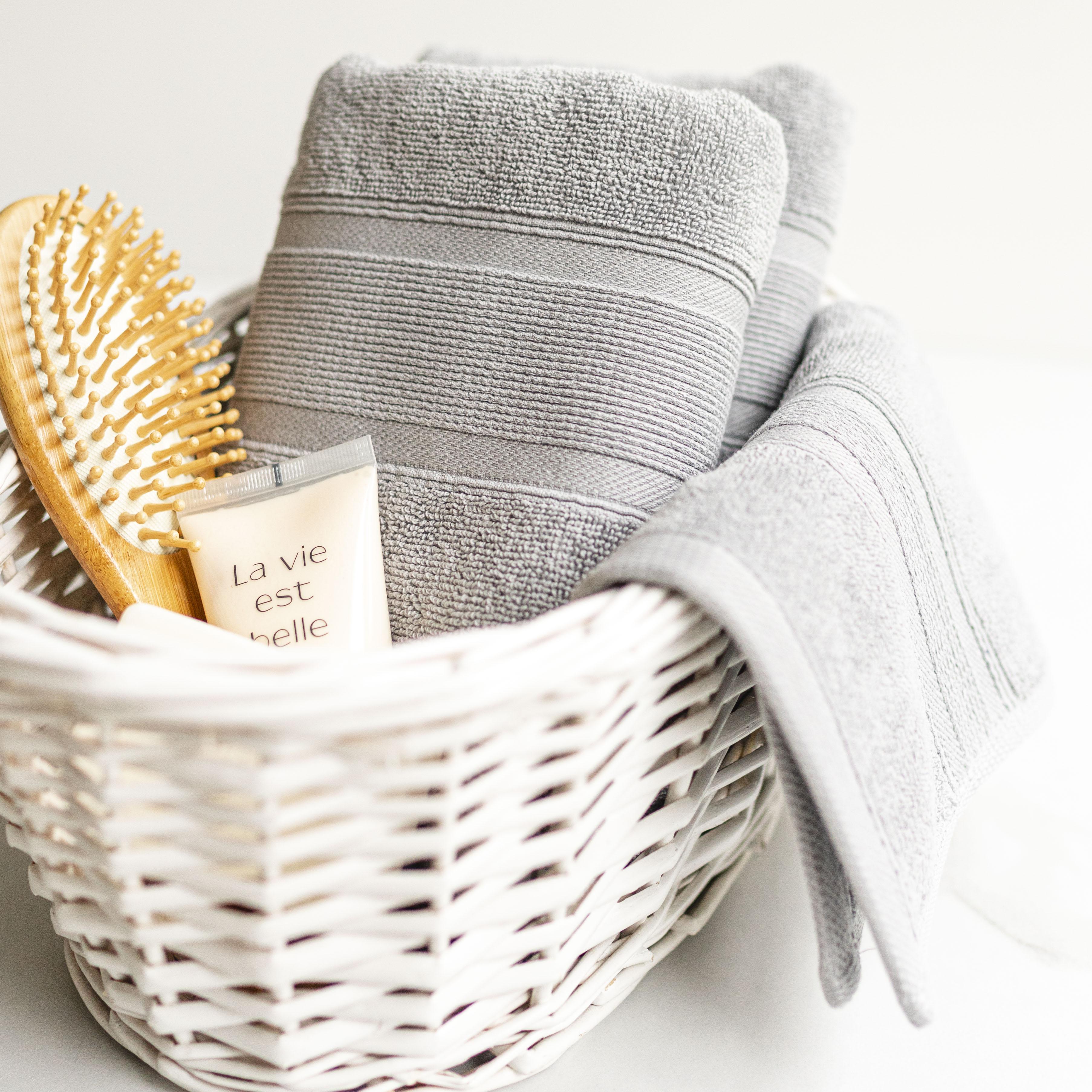 Luzia Light Grey Hand Towels