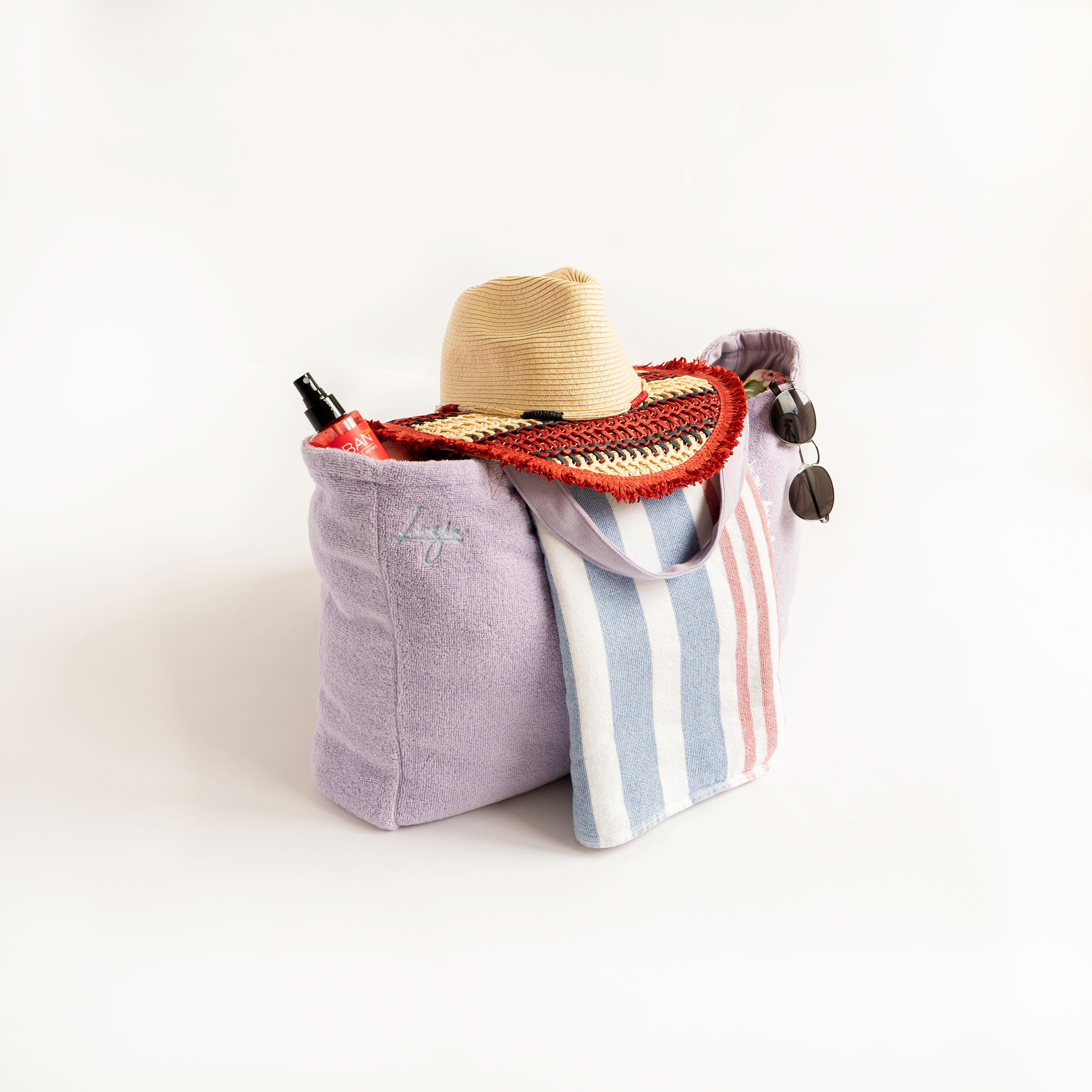 Beach and Pool Tote Bag - Lilac-Luzia