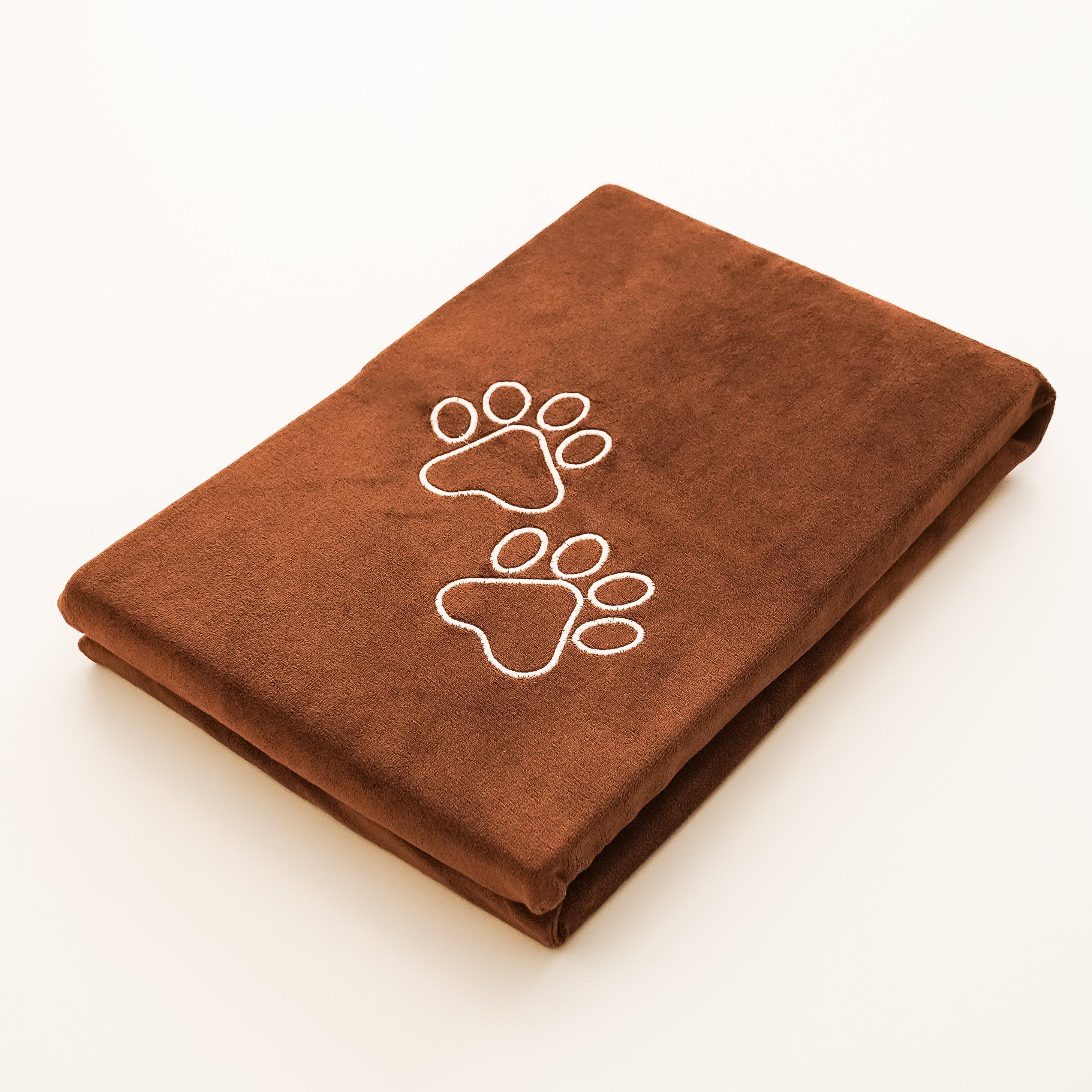 Unconditional Love | Premium Pet Towel (Brown)-Luzia