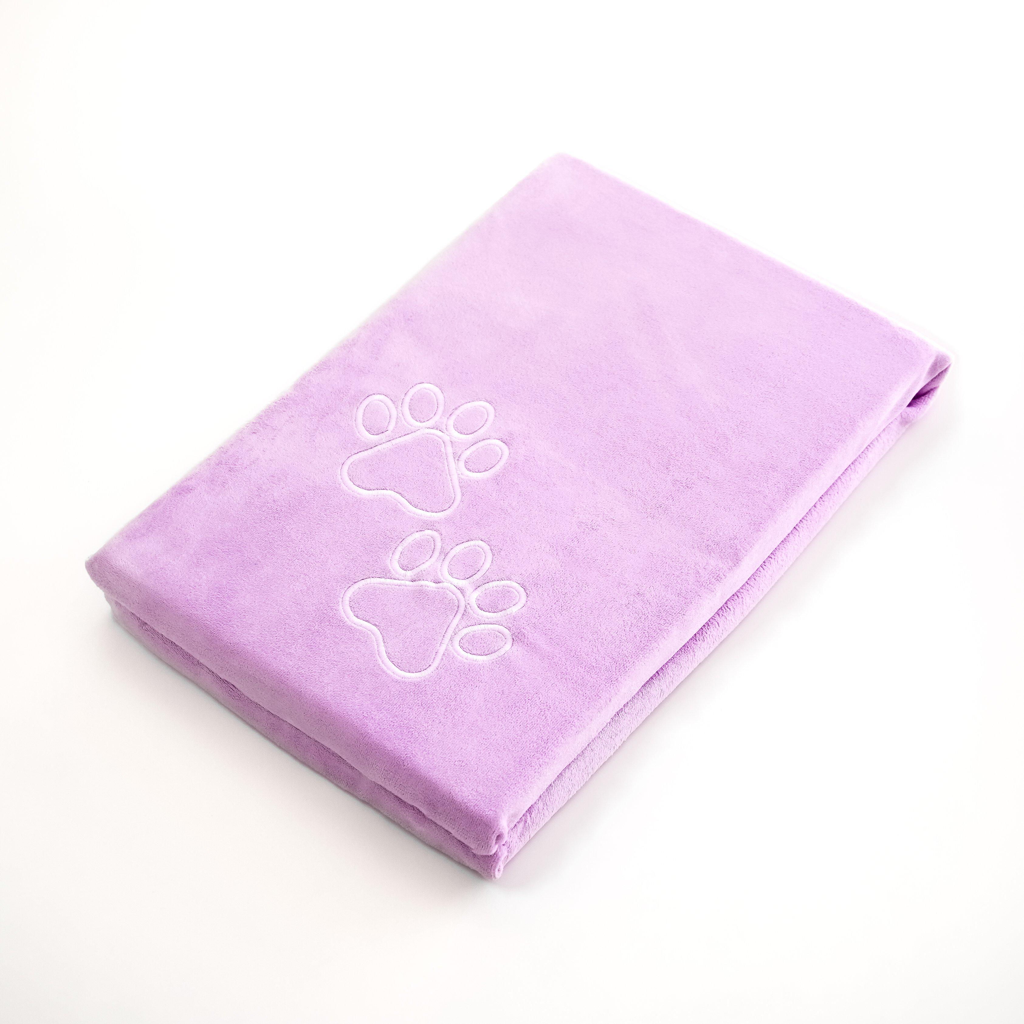 Unconditional Love | Premium Pet Towel (Lilac)-Luzia