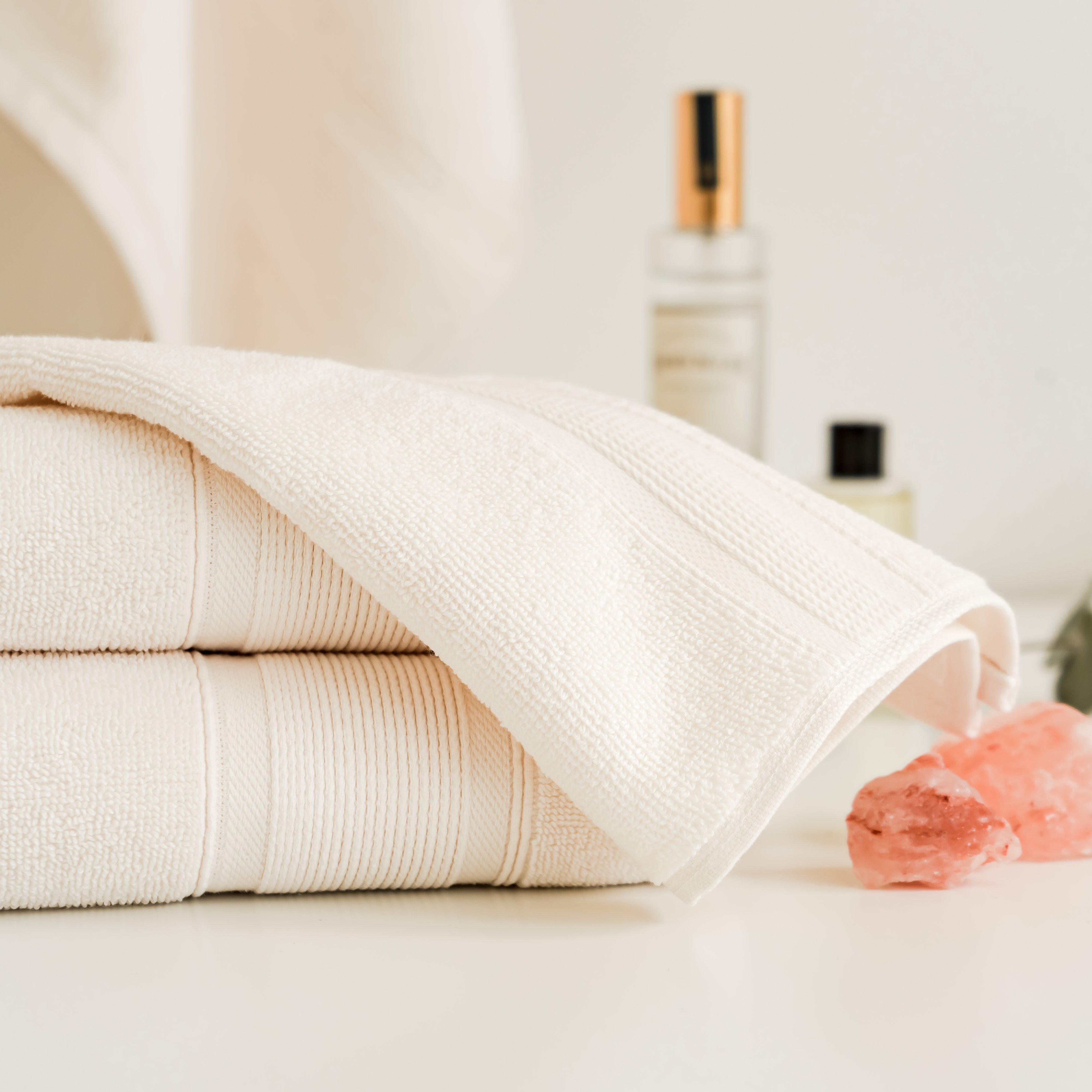 Premium Turkish Cotton Ivory Towels-Luzia