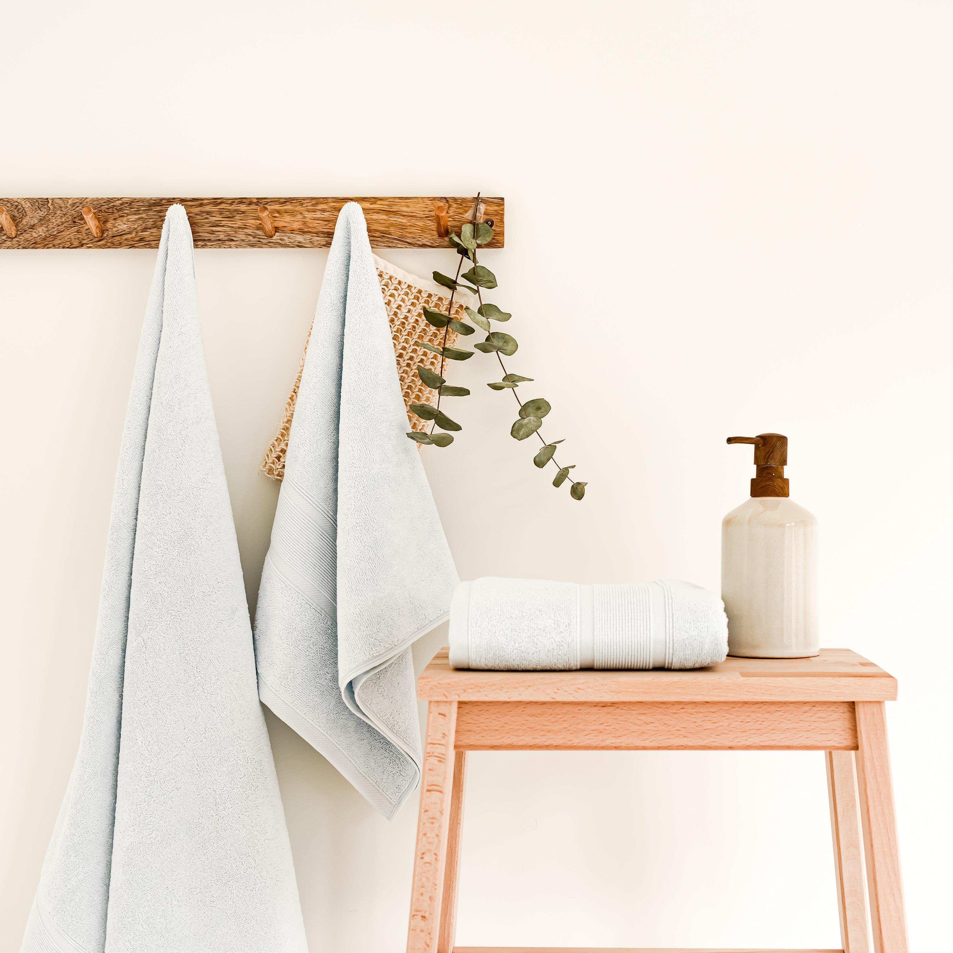 Premium Turkish Cotton Light Blue Towels-Luzia
