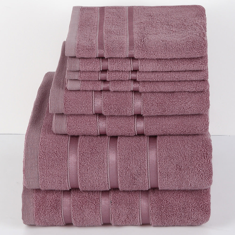 Luzia Bamboo 8-Piece Towel Set – Desert Bloom – Soft Elements Series (500 GSM) | Silky Soft Breathable Comfort Everyday Luxury