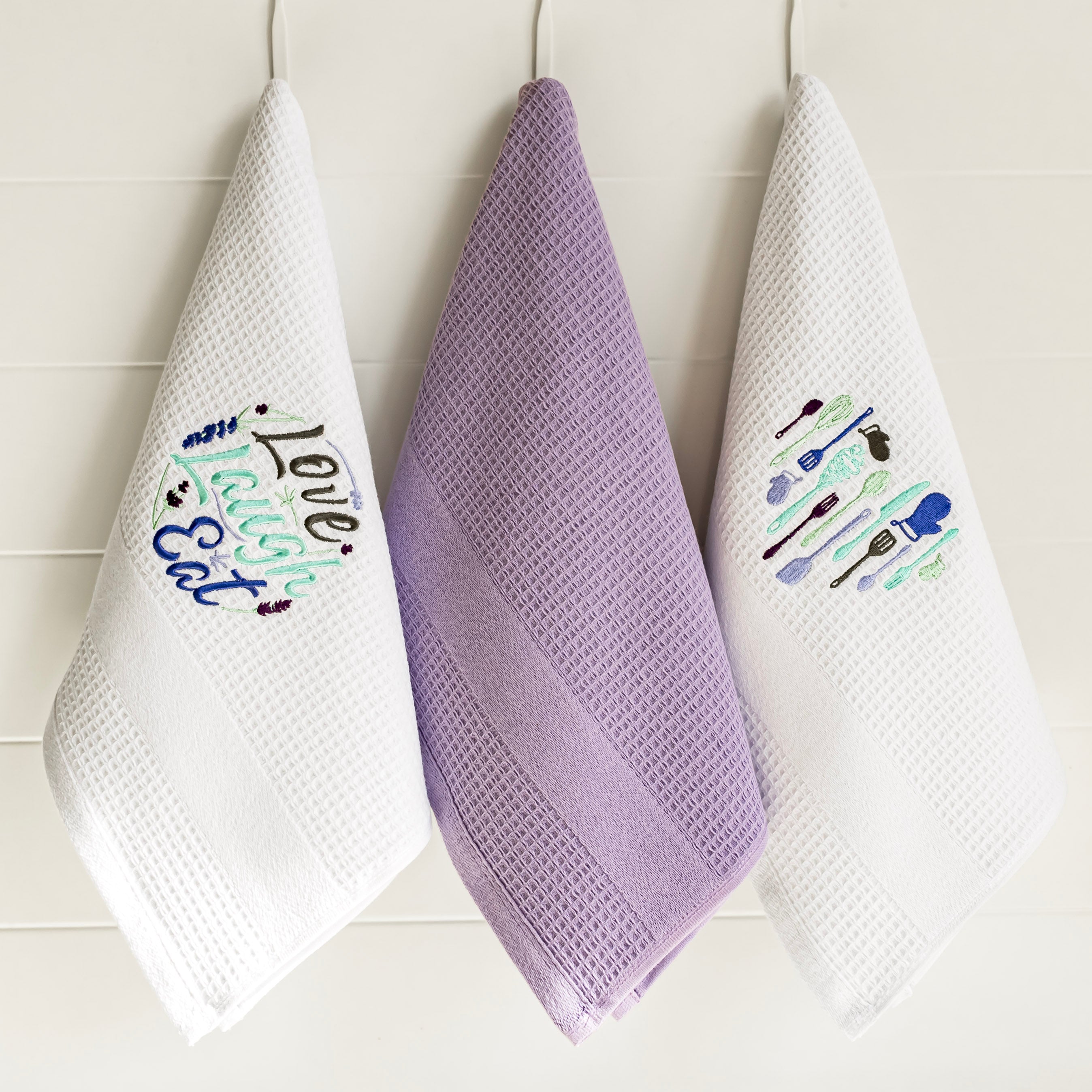 Lavender Love Kitchen Towels, Set of 3