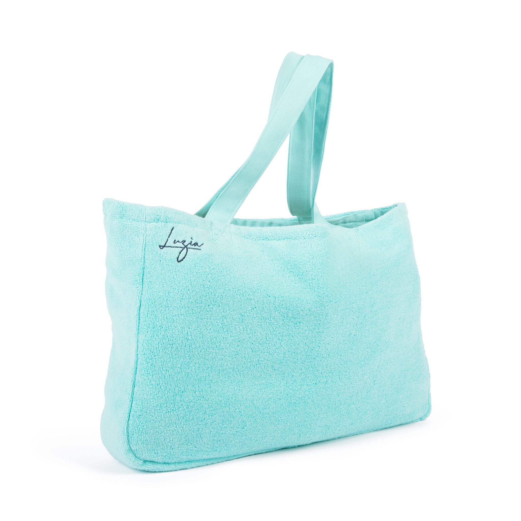 Green discount beach bag