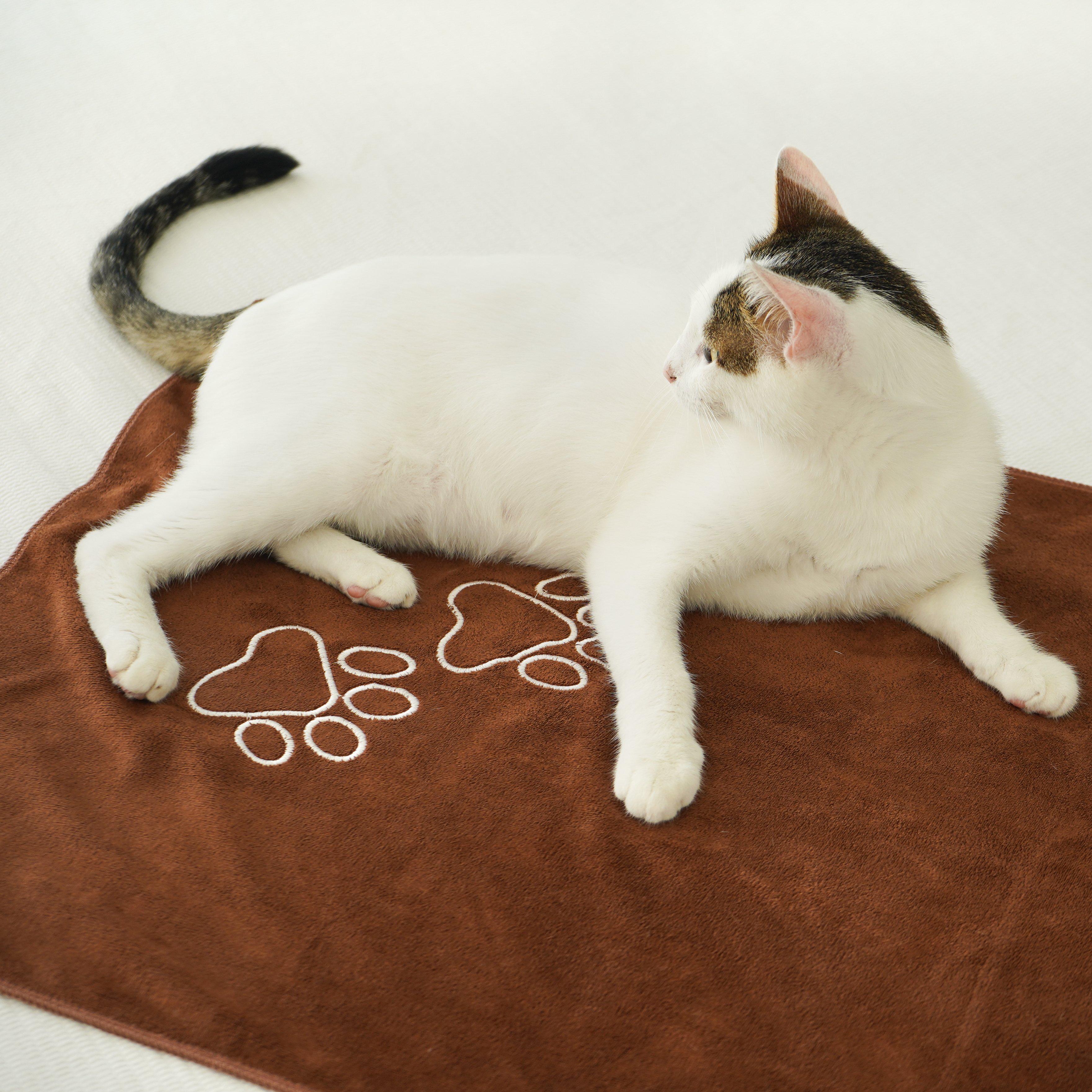 Unconditional Love | Premium Pet Towel (Brown)-Luzia